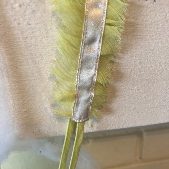 FP intimately Sheer Layered Yellow Slip - Picture 5 of 8